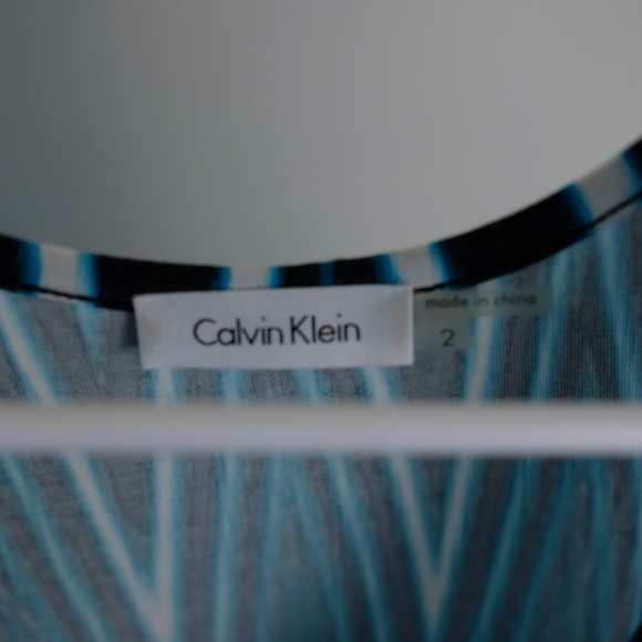 Calvin Klein Rayon Print maxi dress - Picture 7 of 8